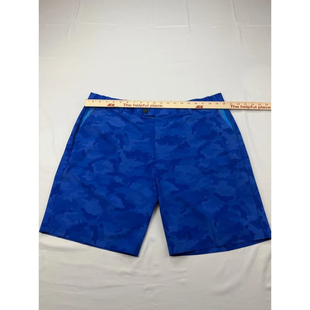 G/FORE Mens‎ Blue Camo Golf Shorts Size 40 Performance Technical Camouflage